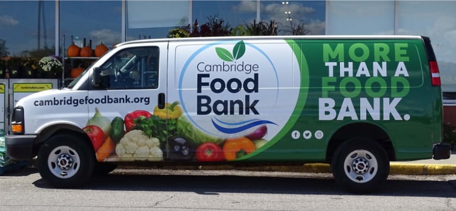 Cambridge Food Bank van