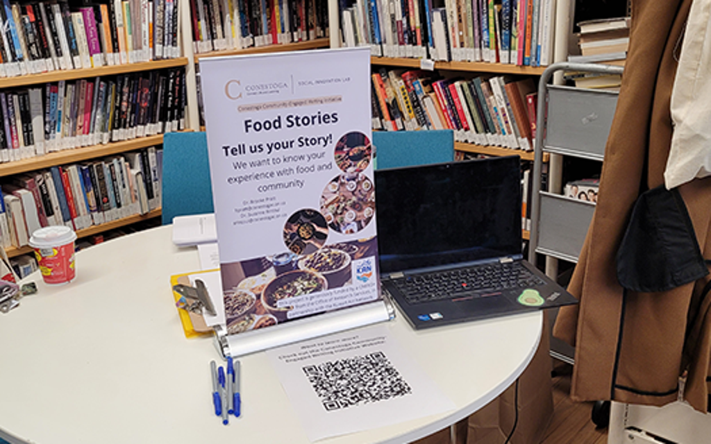 Mini pop up banner