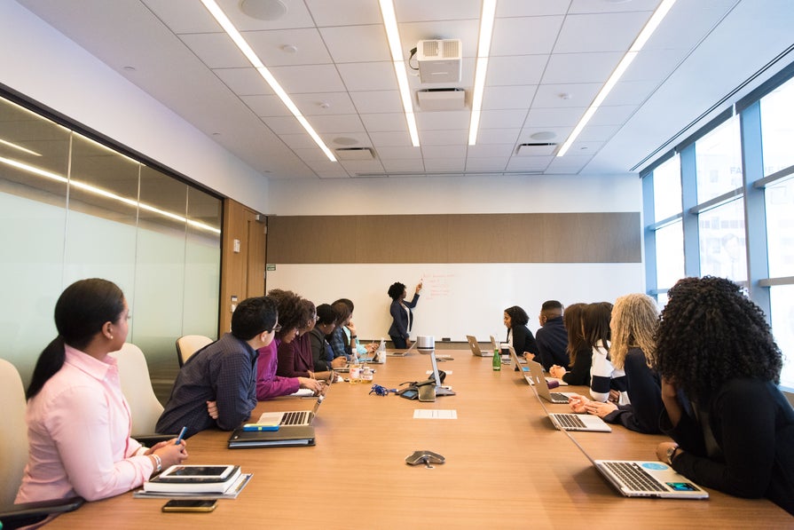 A group in a boardroom