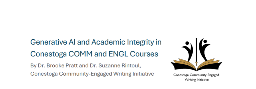 Generative AI and Academic Integrity in  Conestoga COMM and ENGL Courses