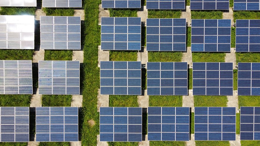 A group of solar panels