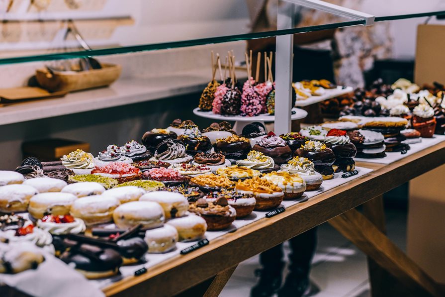 An assortment of baked goods