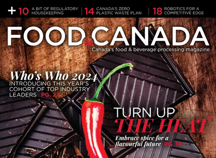 The cover of Food in Canada