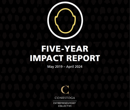 Five-year impact report cover page