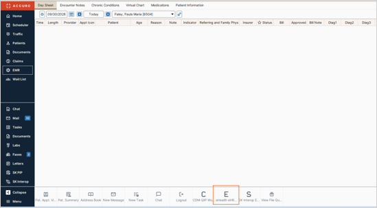 Launch eHR Viewer from Accuro EMR using LIC