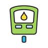 Icon of a blood sugar checker. 
