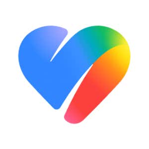 Google Health icon of multi-coloured heart.