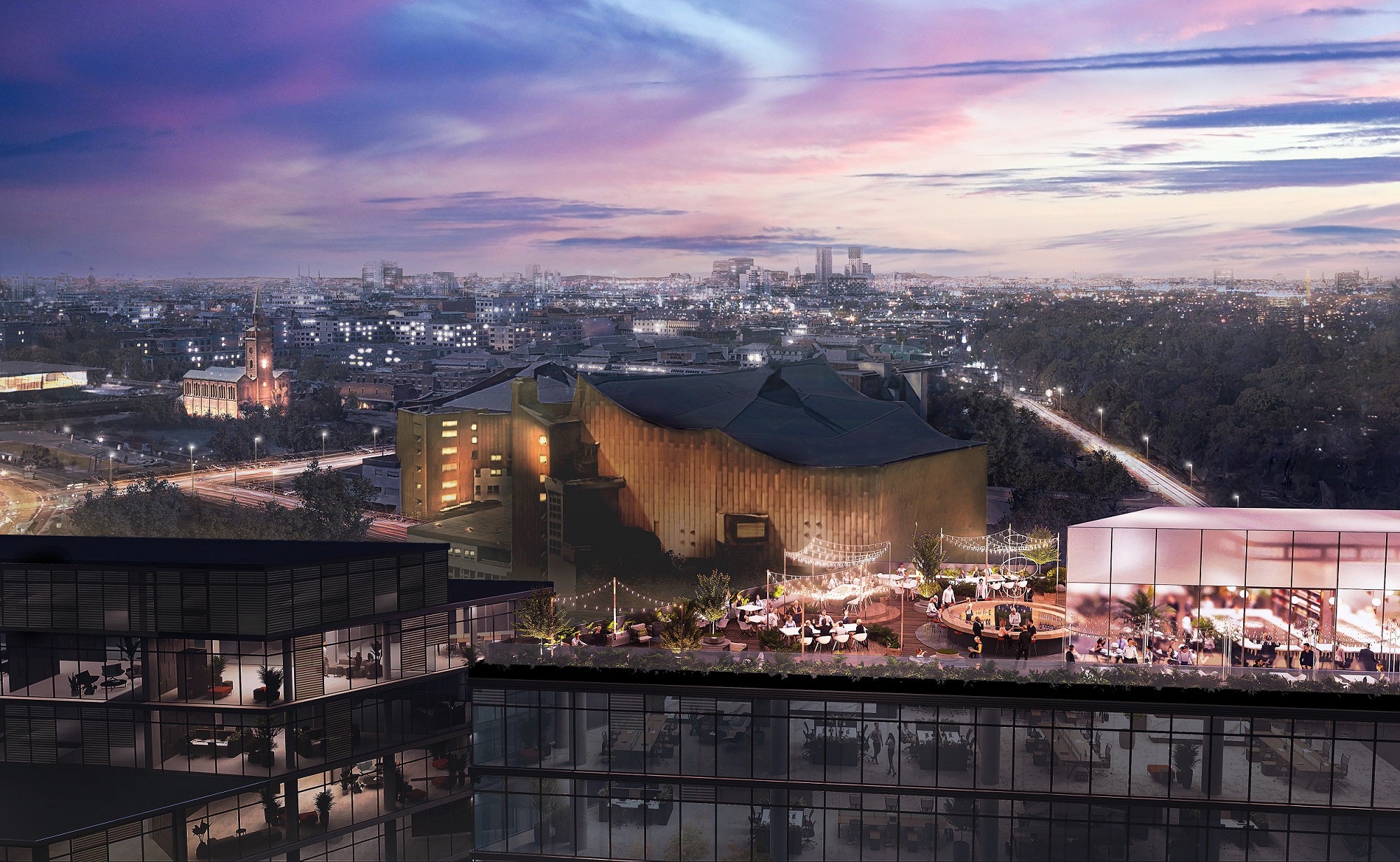 Ambitious plans at the Center - new rooftop bar 