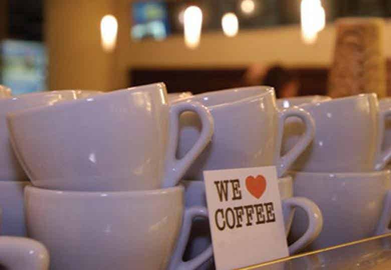 We love coffee Coffeeshop im Sony Center am Potsdamer Platz